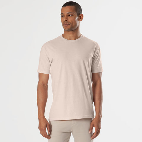 Pink Opal Short Sleeve Crew Neck Tee