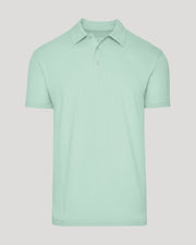 Heather Mist Short Sleeve Polo