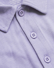 Heather Dark Orchid Short Sleeve Polo