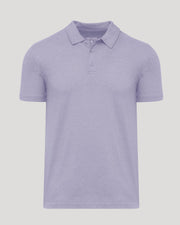 Heather Dark Orchid Short Sleeve Polo