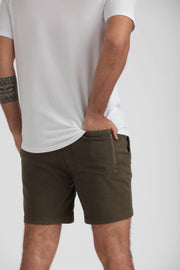 Everyday Comfort Shorts (Slim Fit) / Dark Khaki & Soldier Olive