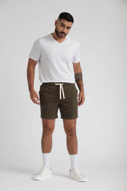 Everyday Comfort Shorts (Slim Fit) / Dark Khaki & Soldier Olive