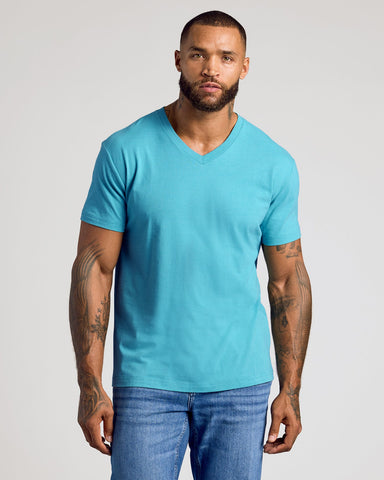 Dark Heather Harbor Classic V-Neck