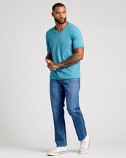 Dark Heather Harbor Classic V-Neck