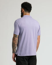 Heather Dark Orchid Short Sleeve Polo