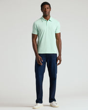 Heather Mist Short Sleeve Polo