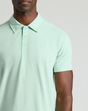 Heather Mist Short Sleeve Polo