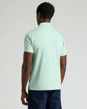 Heather Mist Short Sleeve Polo