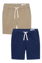 Everyday Comfort Shorts (Athletic Fit) / Light Khaki & Navy